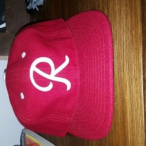 Ebbets field vintage red baseball hat